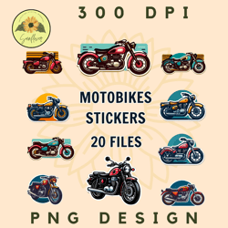 motobikes stickers png