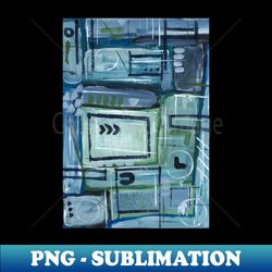 art acrylic artwork abstract painting - signature sublimation png file