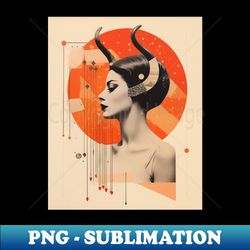 capricorn - vintage sublimation png download