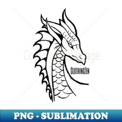 dragon graphic - modern sublimation png file