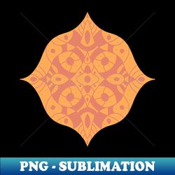 symmetrical flower pattern - aesthetic sublimation digital file