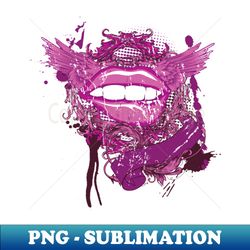 hot violet lips - stylish sublimation digital download