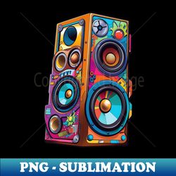 90s retro loudspeaker - png transparent sublimation design