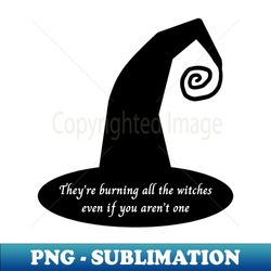 burning witches - trendy sublimation digital download