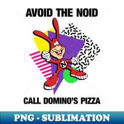 avoid the noid retro 80s shirt - premium png sublimation file