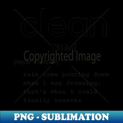 clean - aesthetic sublimation digital file
