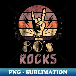 vintage 80s rock bands eighties 80s party retro music band - decorative sublimation png file