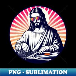 music dj jesus - png sublimation digital download