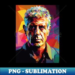 anthony bourdain wpap - png transparent sublimation design