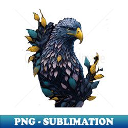 eagle at top of mount - modern sublimation png file