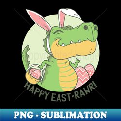 easter bunny dinosaur - high-resolution png sublimation file