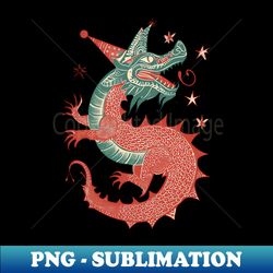 graphic dragon 2024 print - instant sublimation digital download