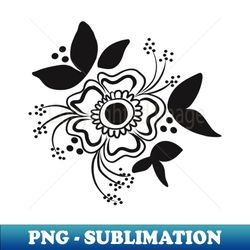 Henna Flower - Unique Sublimation PNG Download