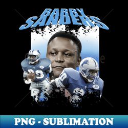 barry sanders - instant png sublimation download