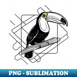 line art toucan - high-quality png sublimation download