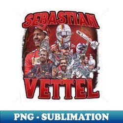 sebastian vettel collage - trendy sublimation digital download