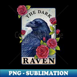 the dark raven - high-quality png sublimation download