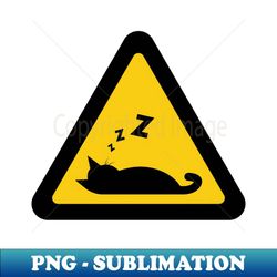 cat sleeping sign silhouette - exclusive sublimation digital file