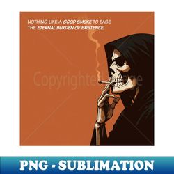 grim reaper eternal burden of existence - png transparent digital download file for sublimation