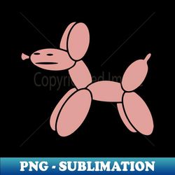 balloon dog rose gold - high-quality png sublimation download