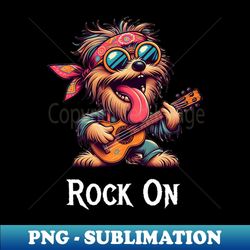 60s rock dog - retro png sublimation digital download