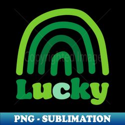 'lucky' st. paddy's day t-shirt - instant sublimation digital download