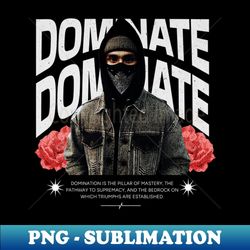 domination - retro png sublimation digital download