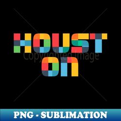 houston united states cmyk pop art style - png sublimation digital download