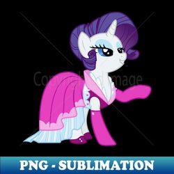 rarity in a pink dress - artistic sublimation digital file