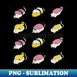 sushi cats - sublimation-ready png file