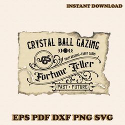 crystal ball gazing png halloween fortune teller sublimation design
