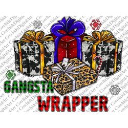 gangsta wrapper png, merry christmas, western, christmas, christmas gift, gift png, gangsta png, sublimation png, digita