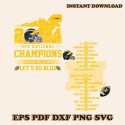 cfp national champions michigan wolverines png