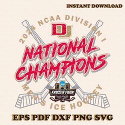 denver pioneers national champions men's ice hockey svg