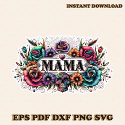 mama western sublimation design mom png