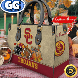 ncaa usc trojans autumn women leather bag, 297