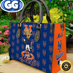 new york mets groot women leather hand bag, 335