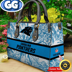 nfl carolina panthers nfl women leather bag, 357