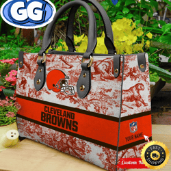 nfl cleveland browns women leather bag, 364