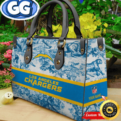 nfl los angeles chargers women leather bag, 384