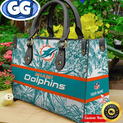 nfl miami dolphins nfl women leather bag, 387