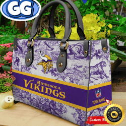 nfl minnesota vikings women leather bag, 390