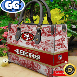 nfl san francisco 49ers women leather bag, 404