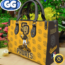 san diego padres groot women leather hand bag, 452