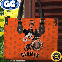 san francisco giants minnie women leather hand bag, 466