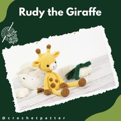 rudy the giraffe crochet