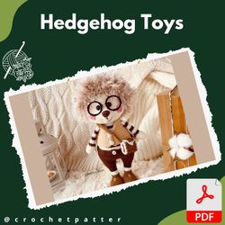 crochet hedgehog toy pattern