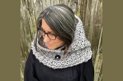 dusk hooded cowl crochet pattern