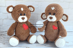 plush bear brownie crochet patterns