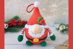 santa gnome for christmas tree decor